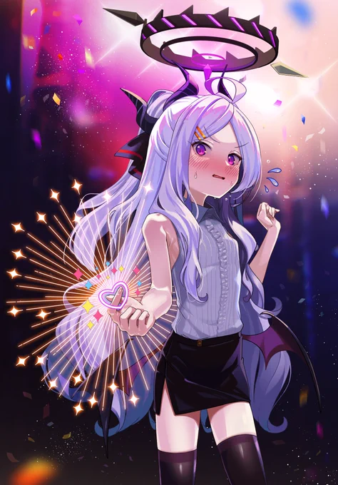 ヒナ委員長、せいいっぱいのファンサービス。