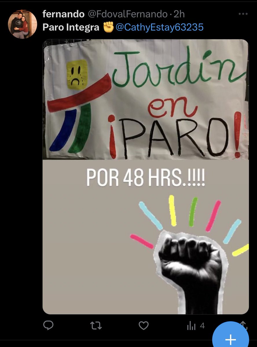 FdovalFernando's tweet photo. Paro integra
#estadonacional
#cooperativa
#parointegra
@GabrielBoric lo principal siempre es la educación primaria. https://t.co/Am2O4tQDNt