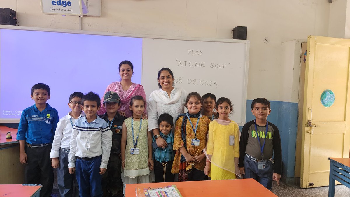 PriyaSharmakau2's tweet photo. Through play, children are encouraged to take responsible roles. Drama activities are fun that makes learning both enjoyable and memorable.#playonStoneSoup
#grade2D @PublicAhlcon
@Ahlconpublic1 @sanjeevbansal06 @seemasoniaps @GanguliKuhu @aarathik007 @NidhiM_aps https://t.co/iaB656LA4r