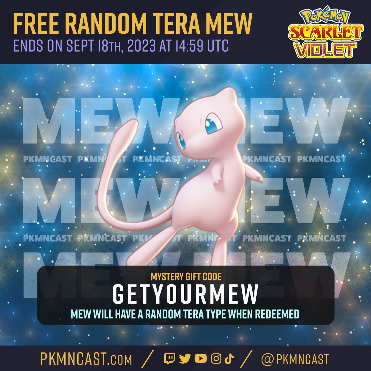 How to get free Mew code in Pokemon Scarlet & Violet - Dexerto