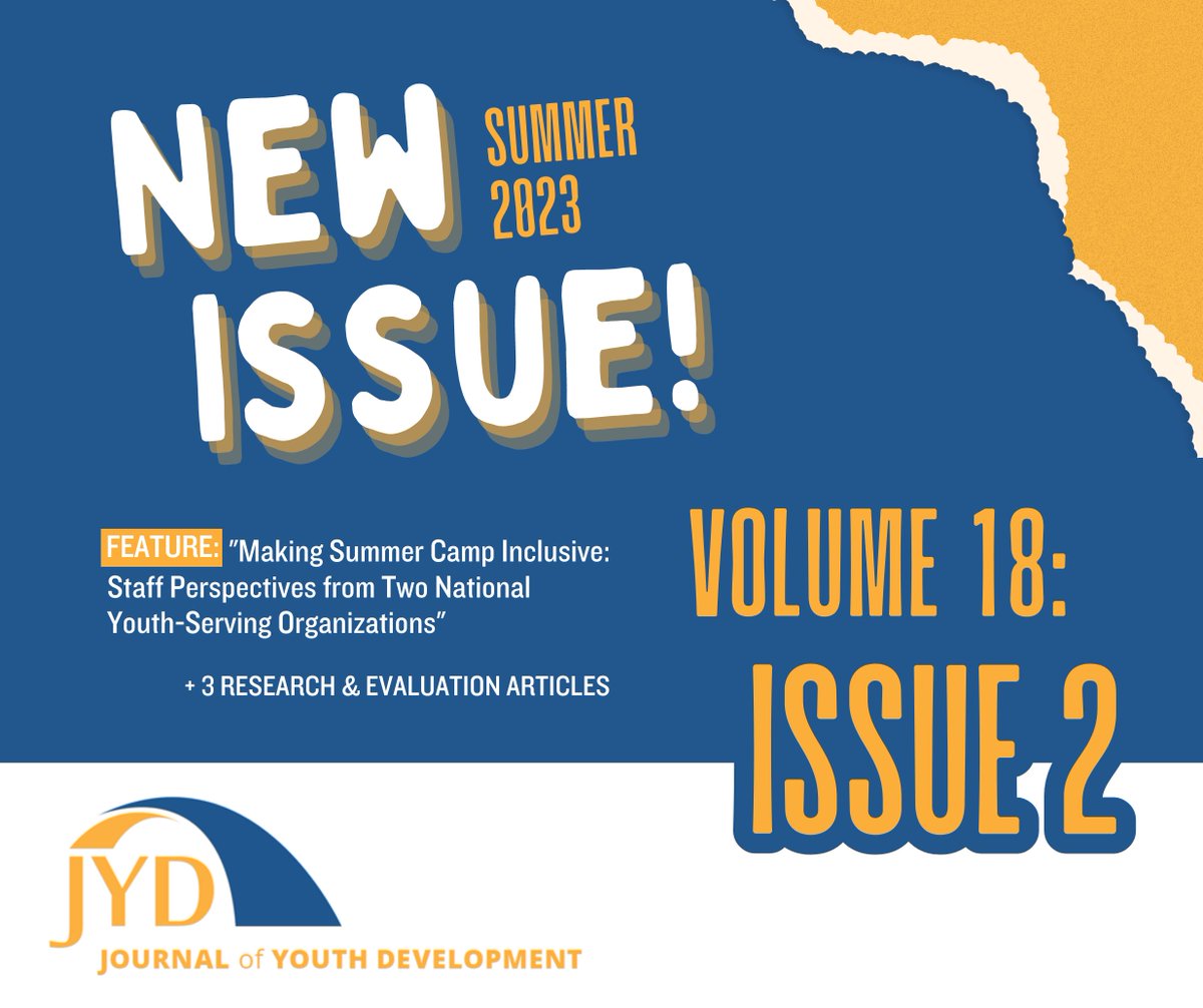 Journal of Youth Development tweet media