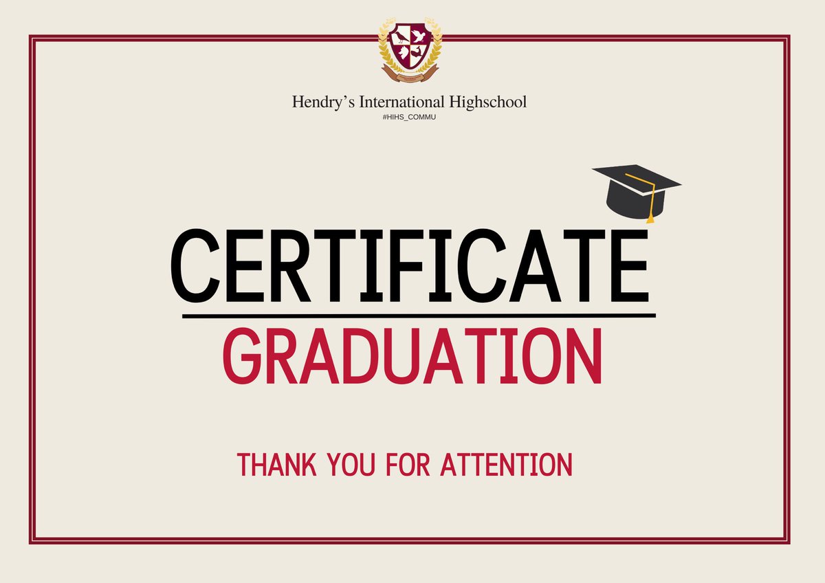 Hendry’s International Highschool tweet media