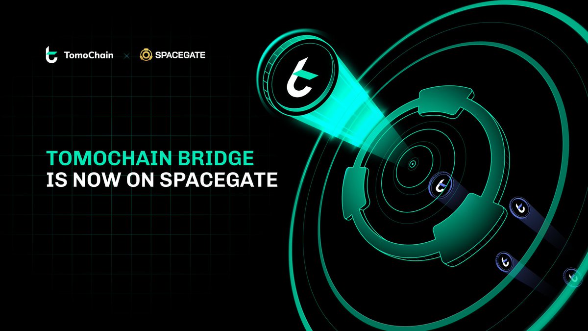 Introducing TomoChain Bridge on <a href="/SpaceGateHQ/">SpaceGate Cross-Chain Bridge</a> - a cross-chain bridge that allows seamless transfer of $TOMO from #Ethereum to TomoChain 💥

👏 Now, users can efficiently bridge native assets to TomoChain, paving the way for an immersive experience within our dynamic ecosystem.
