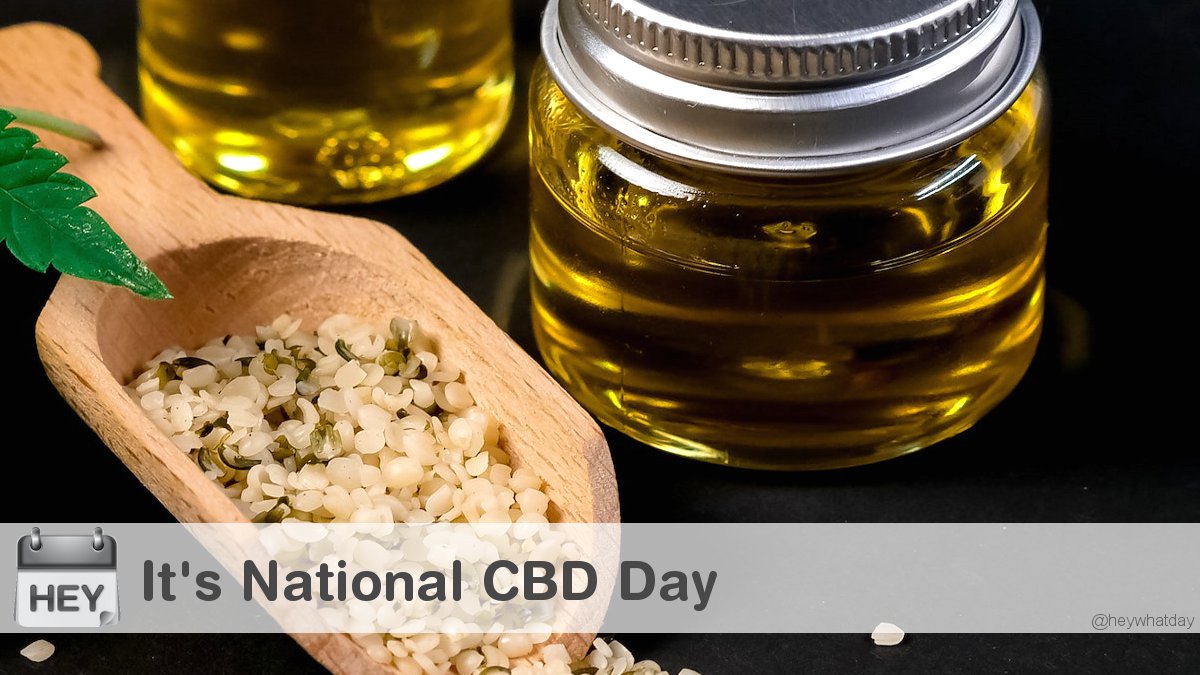 HeyWhatDay's tweet photo. It's National CBD Day! 
#NationalCBDDay #CBDDay #Holiday https://t.co/1FXja7cM5P