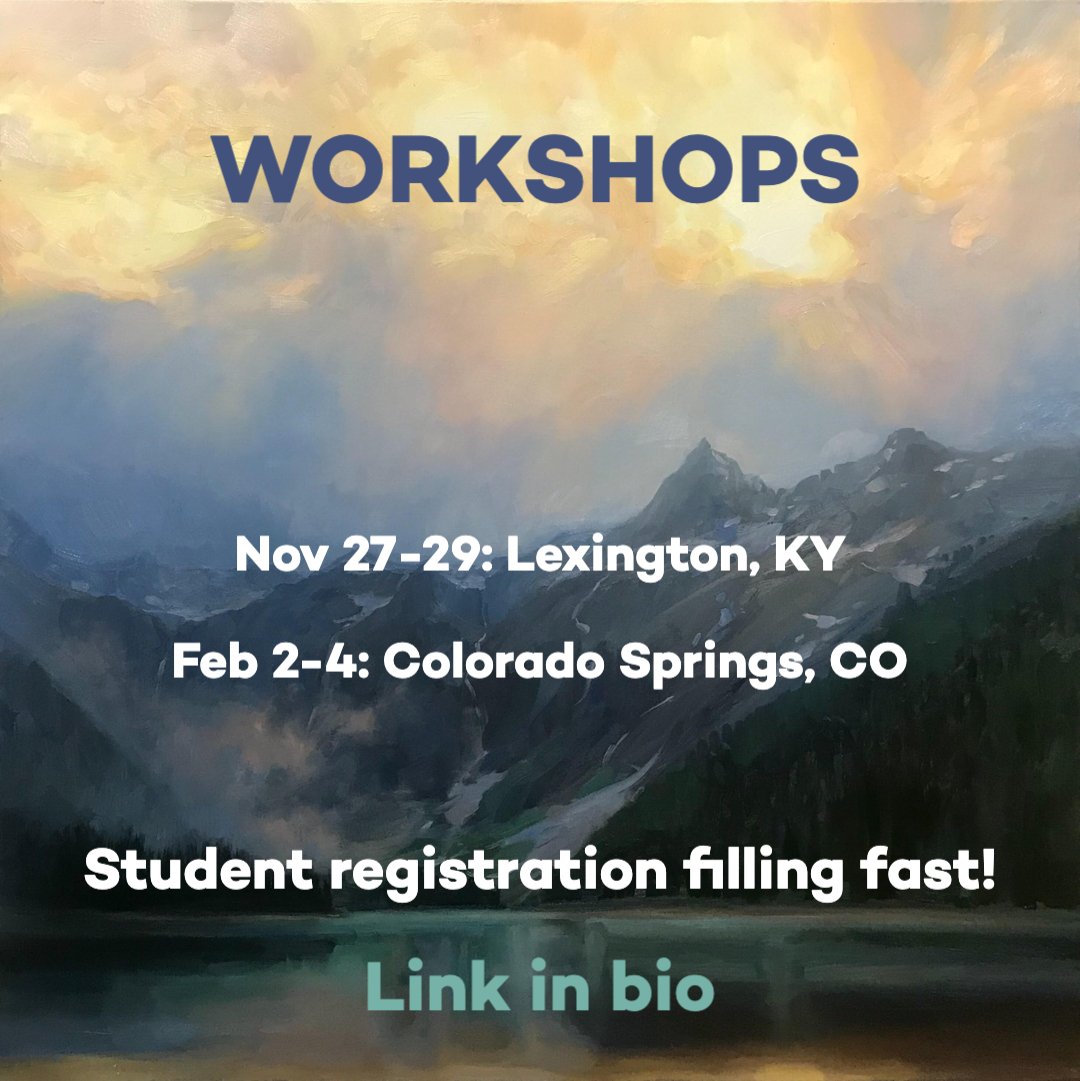kathleenbhudson's tweet image. Sign up now! kathleenbhudson.com/workshops

Courses are already filling fast! 

#artinstruction #paintingworkshop #paintingclasses #artworkshop #oilpaintingworkshop #onlineartinstruction