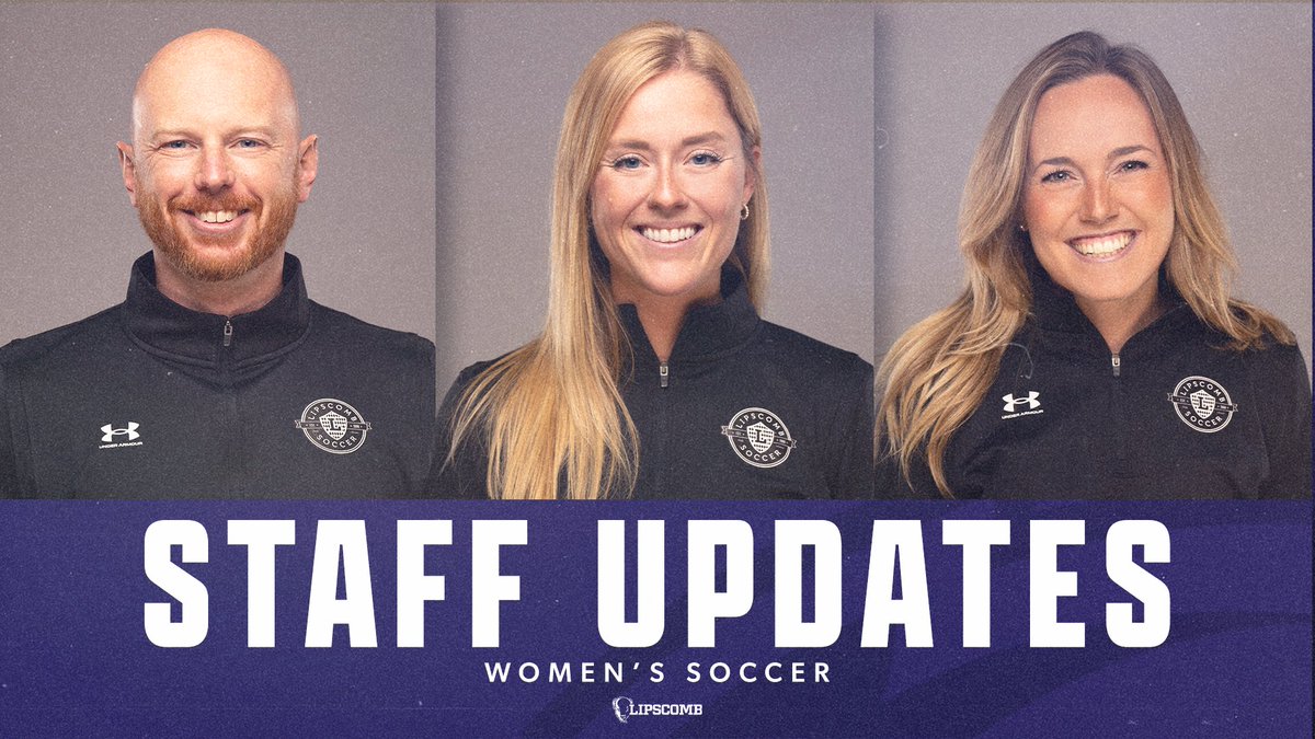 LipscombWSOC's tweet photo. 🚨 𝐒𝐓𝐀𝐅𝐅 𝐔𝐏𝐃𝐀𝐓𝐄𝐒 🚨

Please join us in congratulating Coach Chatfield on his promotion and in welcoming Coaches Webb and Cronan to our staff 👏👏👏

Read more about our staff updates here🔗⏩ https://t.co/Rl5ABh7K6x

#IntoTheStorm ⛈️ | #HornsUp 🤘 https://t.co/wdR84ni4LQ