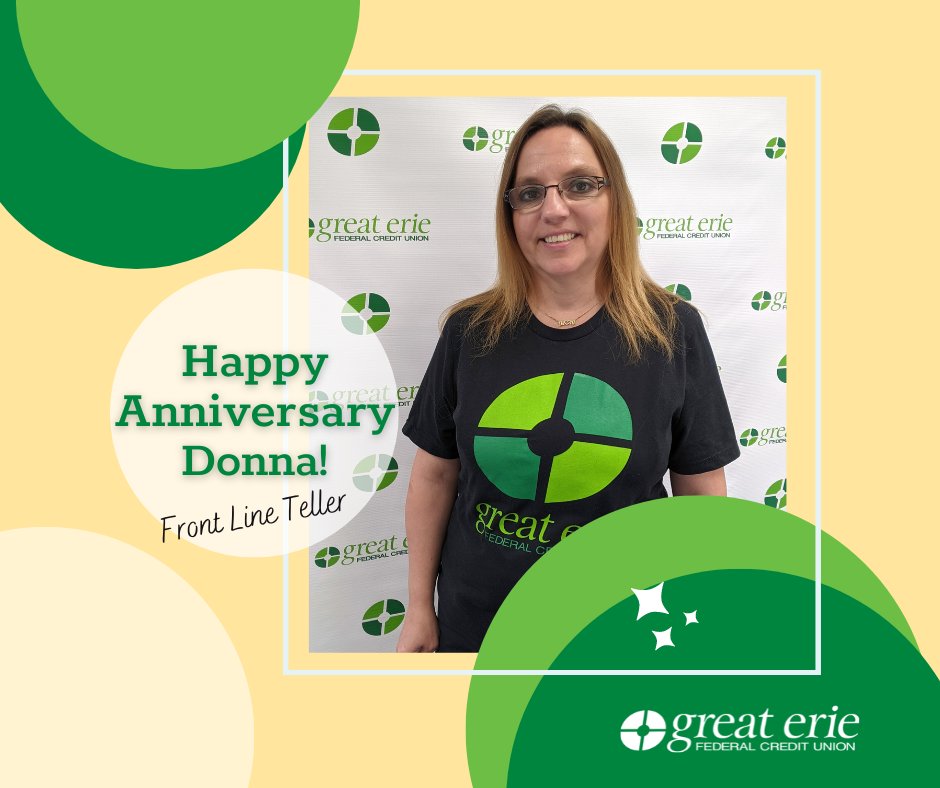 Celebrating two work anniversaries on this date, August 8th. Donna celebrates 7 years with the credit union and Lu hits her 1-year mark. We're so grateful for their hard work and meaningful contributions to helping our members with all of their financial needs. 💚💚💚
Thank...