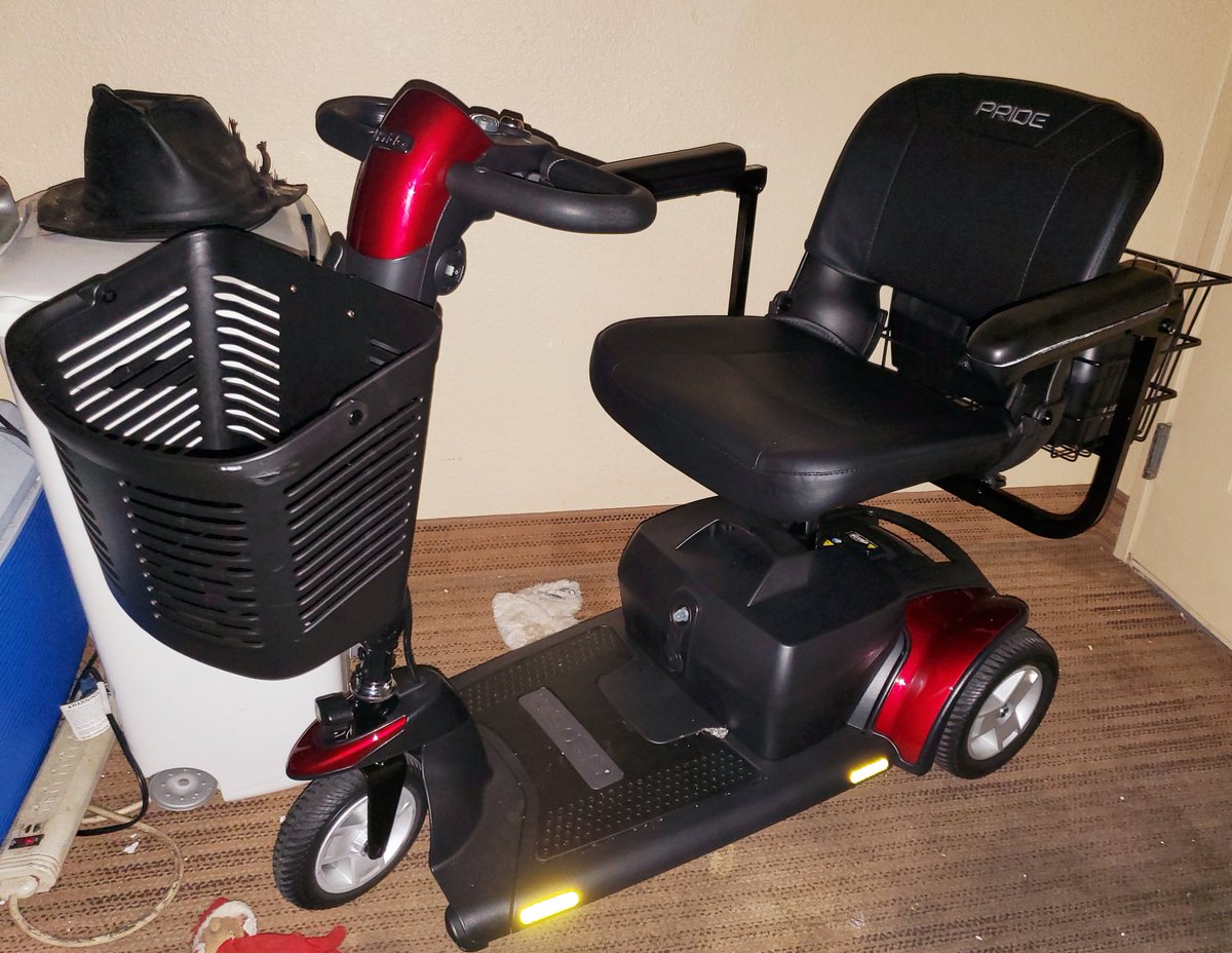 I am now the proud owner of my very own 'tip assist'. Meet the Cranberry! I promise I'll take good care of her. 
#mobilityscooter #cranberry #pride #zoom #icangoplacesagain #thankyou