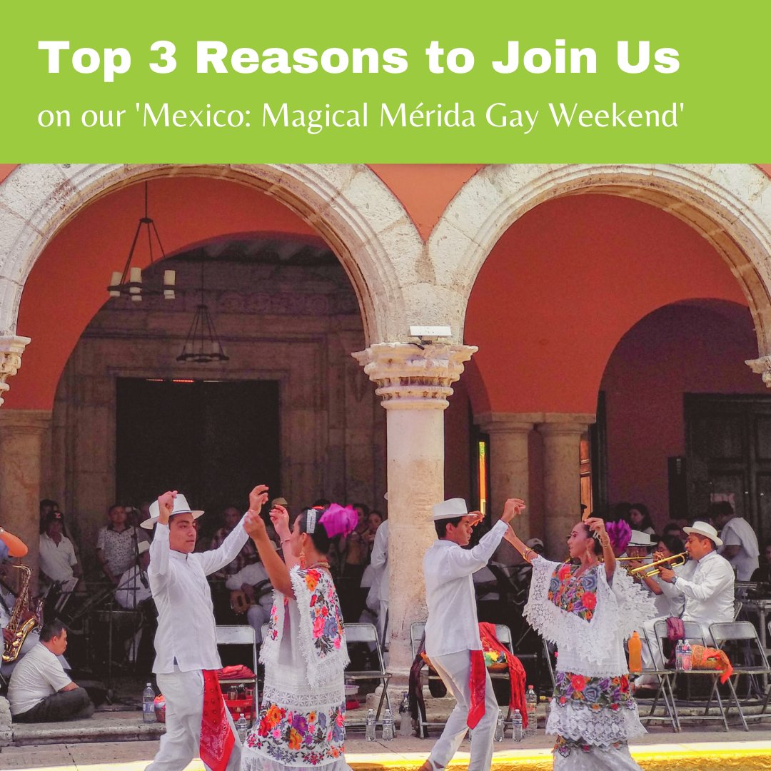 outadventures's tweet photo. Just as our ‘Mexico City: Aztec Adventure’ tour concludes, we kick things off in Mérida on an all-gay tour of the Yucatán Peninsula!! https://t.co/XFKGgw4zKh #outadventures #gaytravel #lgbtqtravel #gaycation https://t.co/xKQwxqTp83