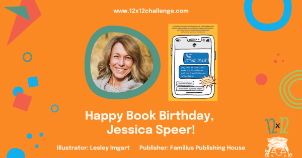 Happy Book Birthday to #12x12PB member @speerauthor! Her #middlegradebook, THE PHONE BOOK, illustrated by @imgart and published by @familiustalk, is available for purchase today. Way to go! Browse ALL of August's book birthdays: buff.ly/43OXTTS #newbook #booklaunch