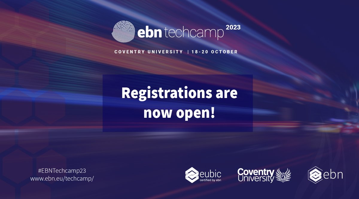 EBN -European Business & Innovation Centre Network (@eubic) on Twitter photo 🗓️ Mark your calendars for #EBNTechcamp23 & head to #EUBIC <a href="/CovUni_Business/">Coventry University Business</a> for 2⃣ days packed with 🎮-changing insights & best practices
🔍how technology investments transform businesses & benefit organizations, services, ecosystems & their clients.
®️ebn.eu/techcamp/ 🗓️ Mark your calendars for #EBNTechcamp23 & head to #EUBIC <a href="/CovUni_Business/">Coventry University Business</a> for 2⃣ days packed with 🎮-changing insights & best practices
🔍how technology investments transform businesses & benefit organizations, services, ecosystems & their clients.
®️ebn.eu/techcamp/