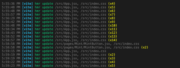 Using <a href="/vite_js/">Vite ⚡</a> for the v2 website version of
<a href="/ChibiCatCafe/">Chibi Cats Cafe</a> 🔥 

Loving the FAAST HMR⏩⏩

So far, Vite is miles ahead of CRA for React apps!