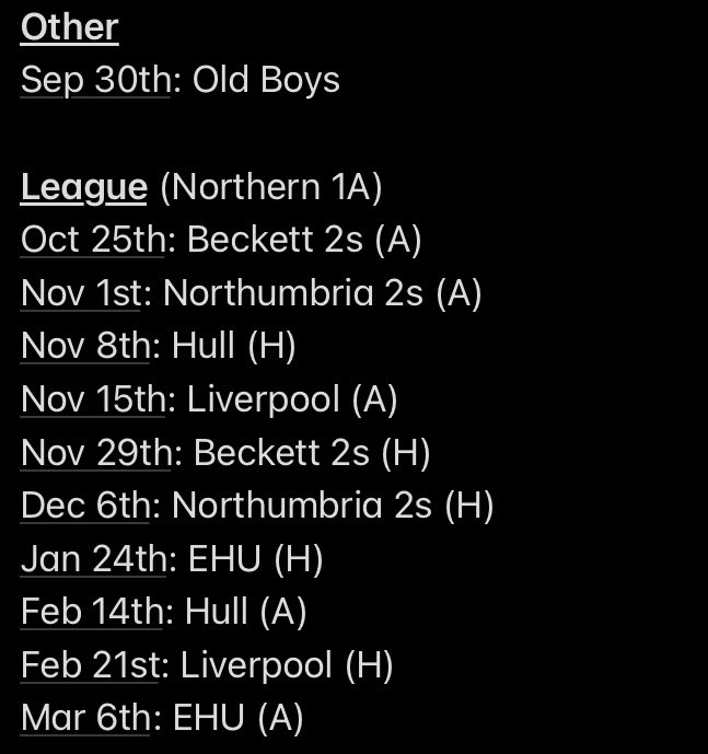 UMRL can confirm our Northern 1A fixtures and Old Boys date for the 2023/24 season.

Preparations are underway behind-the-scenes as the club gears up for its first season outside 2A in around seven years.