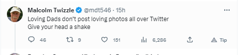 TrueEager's tweet photo. Oh, Poodle!
I'm so sorry your dad doesn't love you enough to post loving photos of both of you all over Twitter.
But they do, Muffin...
They truly do.
Like, every second of the day, somewhere in the world, a #ProudPapa, a #LovingDad, is bragging on Twitter about their kid. https://t.co/FWuO2EOWvq