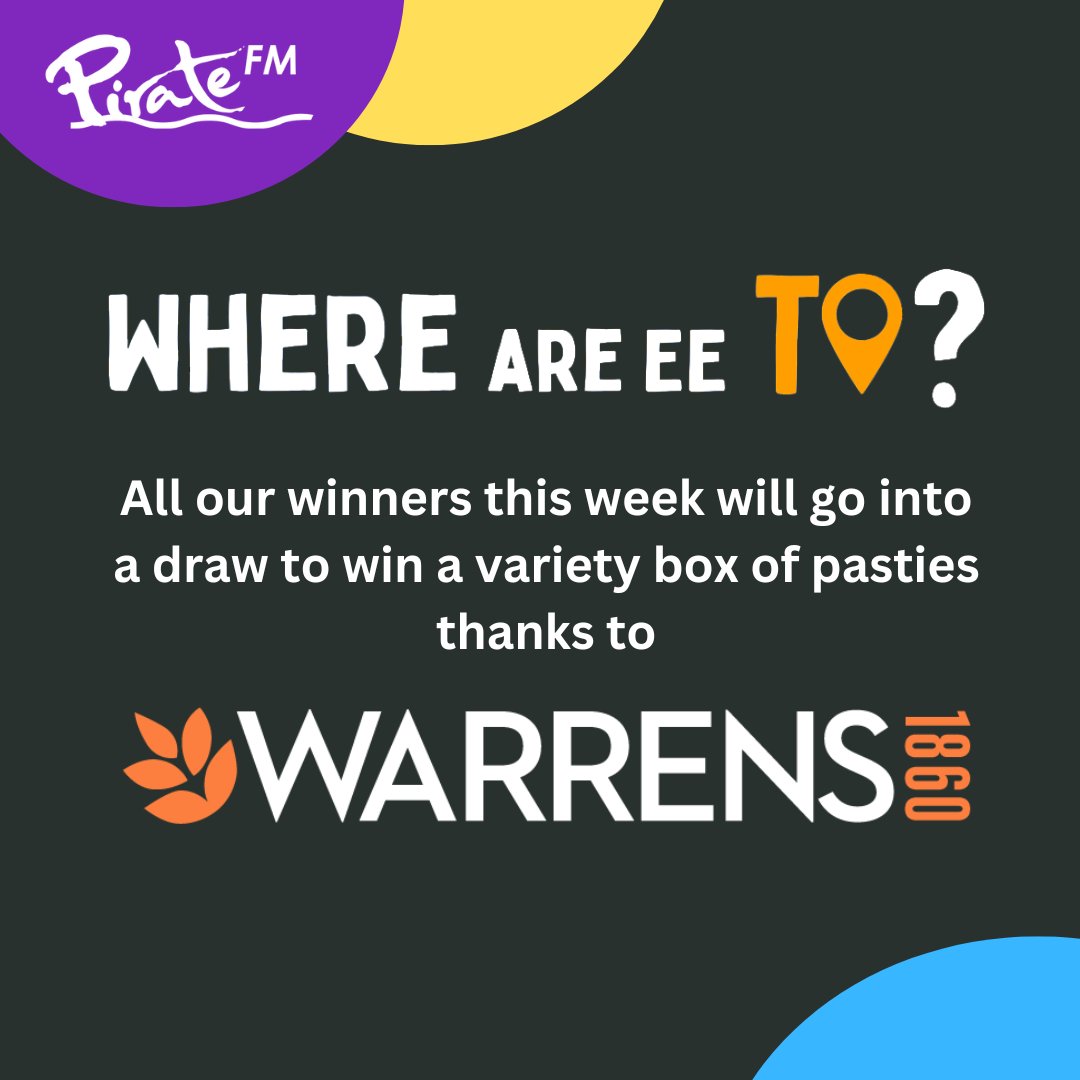 HitsCornwall's tweet photo. Name the Cornish place!
PL postcode.
The opposite to start, owner of a 3 wheeled car, and a chocolate cereal bar make up this #Cornish Saint!
#Cornwall @WarrensBakery #WRE2 https://t.co/kCWrwlWrQK