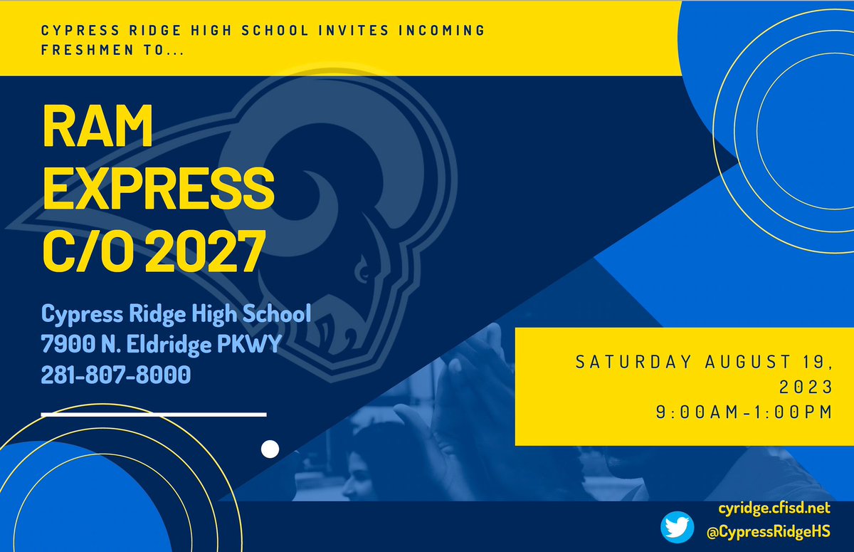 We look forward to meeting Class of 2027 at Ram Express on Saturday, August 19th between 9 am - 1 pm 🍎 ⭐️ #Rampride