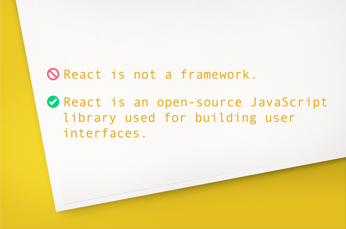 ShajiAllen's tweet photo. ReactJS is a JavaScript library for building user interfaces, known for its component-based architecture and efficient rendering using a virtual DOM.
#ReactJS #JavaScript #WebDevelopment #FrontEnd #UIFramework #VirtualDOM #ComponentBased #SinglePageApps #StateManagement https://t.co/ihVbtOUHWh