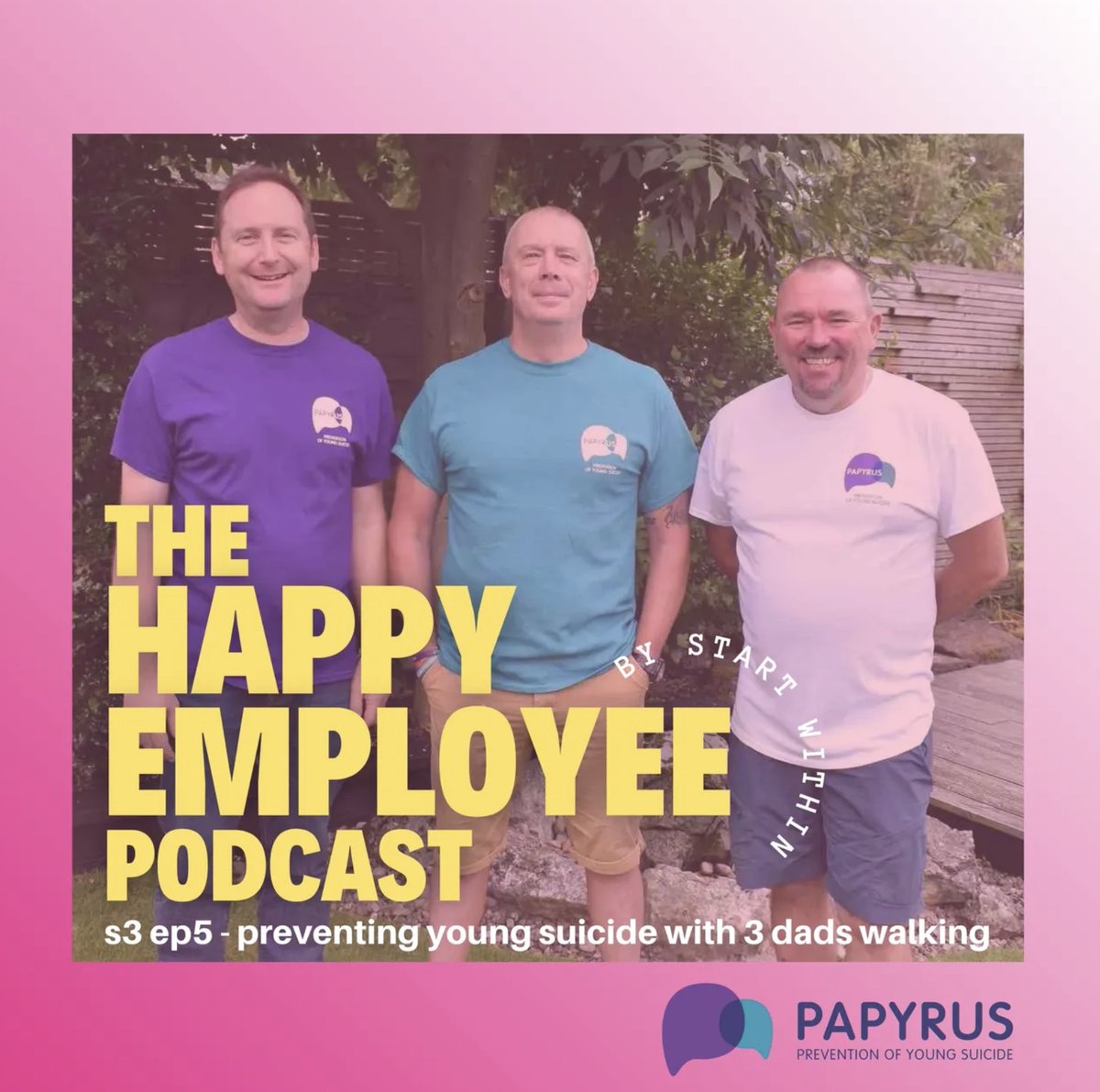 We were delighted to speak to Mike from <a href="/startwithinuk/">Start Within</a> to record The Happy Employee Podcast.
We spoke about how the loss of our girls, Sophie, Beth &amp; Emily, led us to becoming accidental campaigners for <a href="/PAPYRUS_Charity/">PAPYRUS</a> and suicide prevention
Listen here:
startwithin.co.uk/blog/f/podcast…