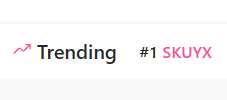 sekuyaofficial's tweet photo. Yes. Organic trending #1 on @pinkecosystem $SKUYX is bringing @BNBCHAIN token back to the game. https://t.co/W8cH8OQPwY