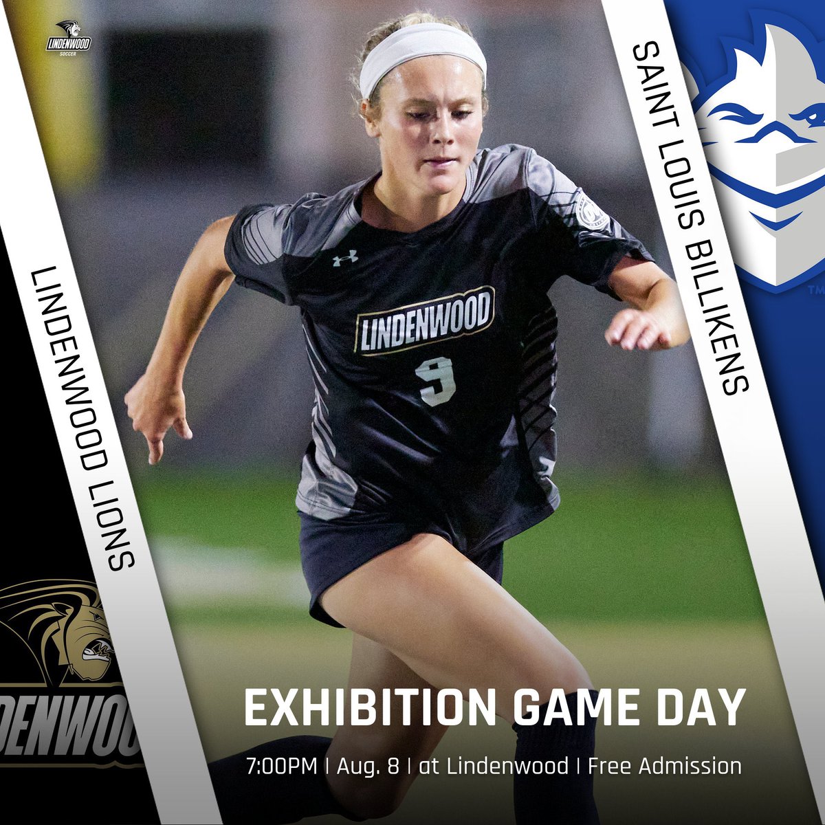 First Exhibition GAME DAY as we host SLU 7PM at Hunter Stadium. #FreeAdmission #UpTheLions🦁