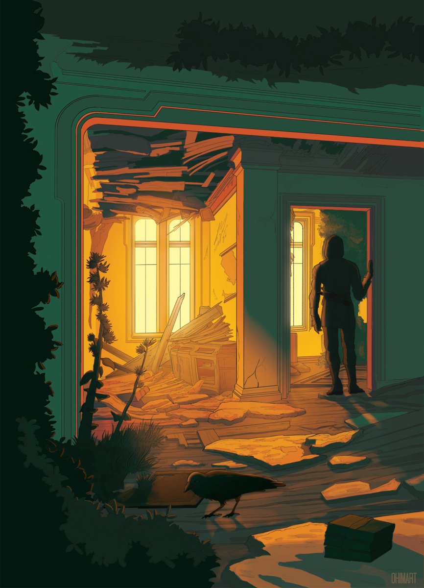 ohimart's tweet photo. corvo in his karnaca home for @10yrsofdhzine 🫀

leftover sales are open // #dishonored #dishonoredfanart https://t.co/KUtr6sUjBx