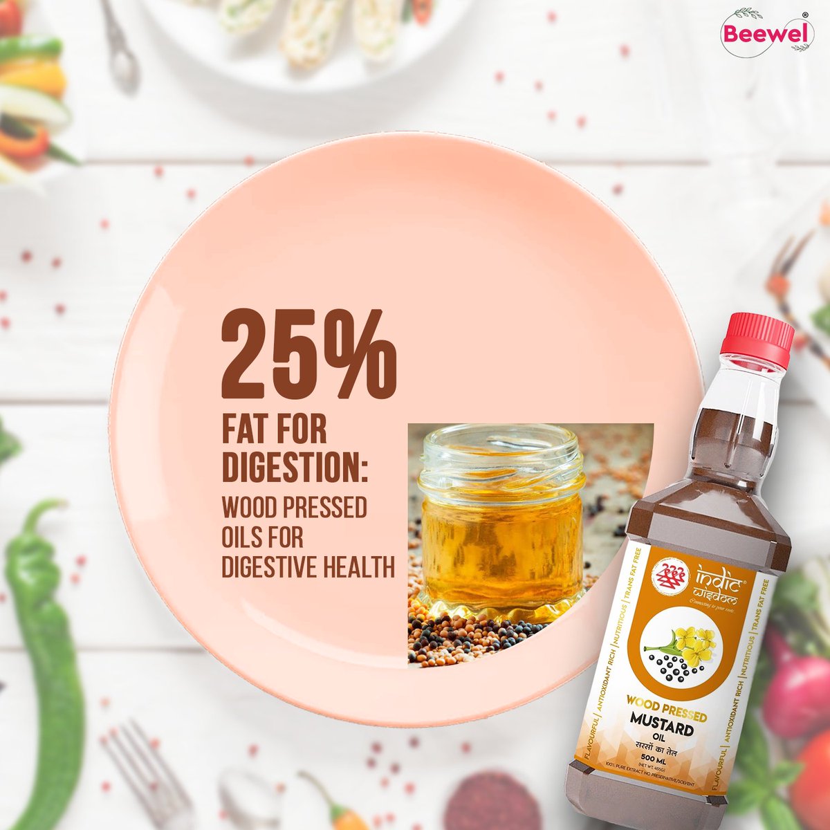 beewelstore's tweet photo. A balanced diet isn't just about what you eat; it's about giving your body the right nutrients it needs to thrive. 🍛

#beewel #beewellhoney #beewelnaturesstore #honey #health #monsoon #health #balanceddiet #balancedmeals #diet #a2ghee #ghee #mustardoil #premix https://t.co/fM4kagLw31