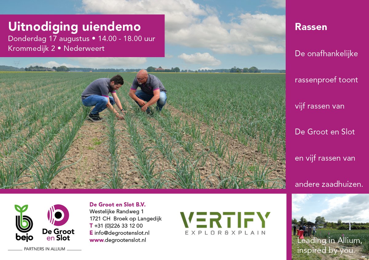 De Groot en Slot tweet media