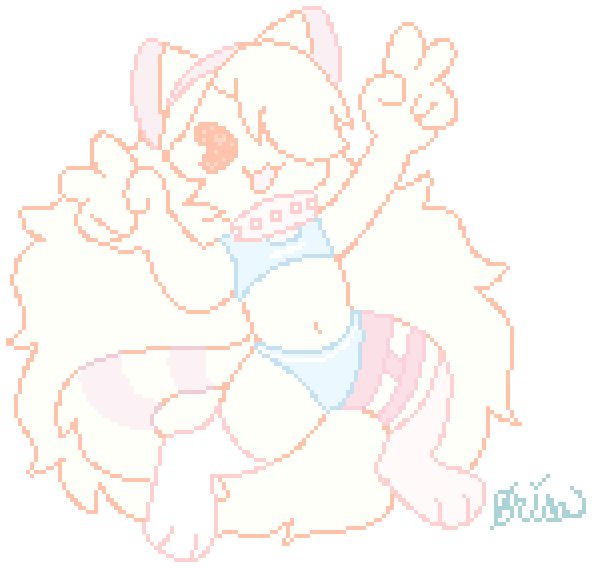 Brisa9908's tweet photo. So, sassy 

#toyhouse #art #payment #oc #not #mine #Pastels #furry #furryart #pixel #chibi https://t.co/mmDhvO9Dx0