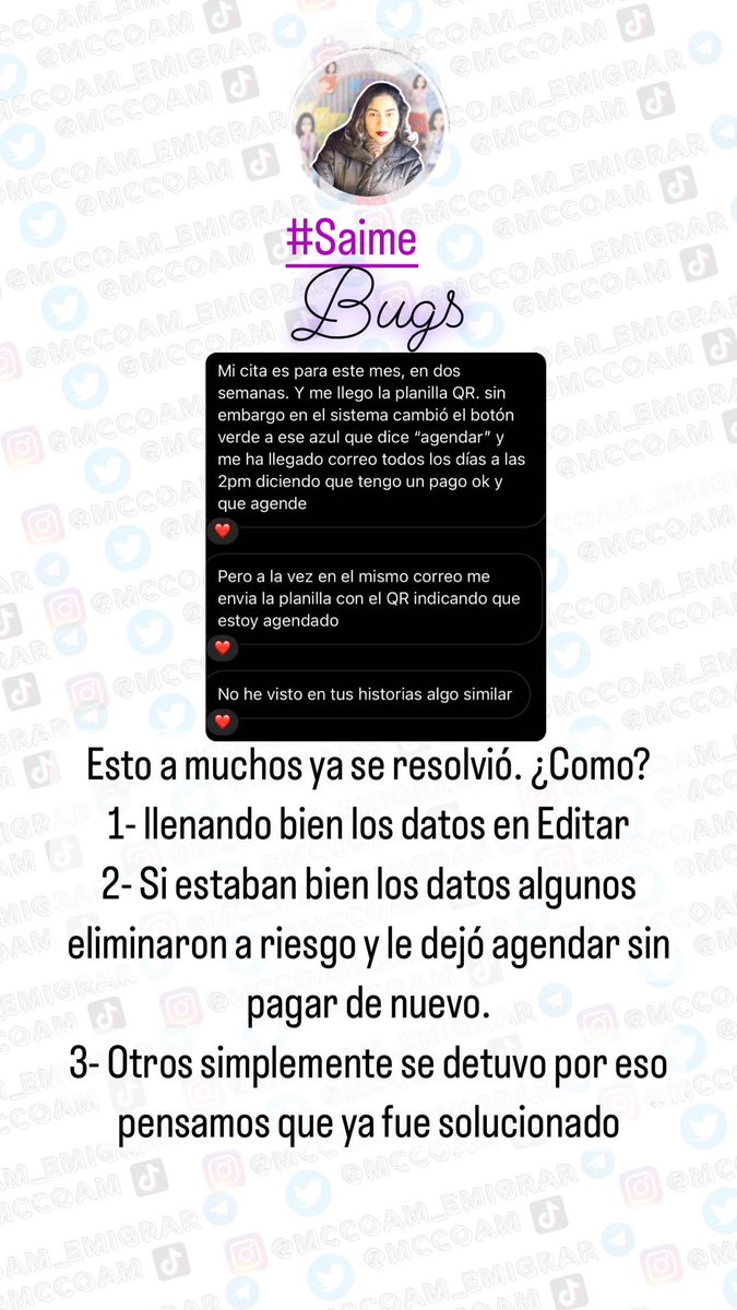 mccoam's tweet photo. @VenezuelaSaime #Bugsaime #Saime #Saimecontigo aparente el ciclo de agendar / eliminada / agendar / eliminada se superó o fueron los Tips a ensayo y error lo que nos llevó a superarlo. https://t.co/QCttvwXHL3