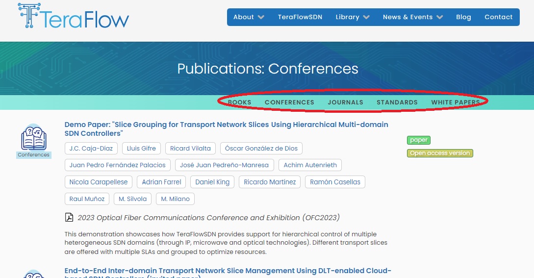 TeraFlow H2020 (@teraflow_h2020) on Twitter photo Visit <a href="/TeraFlow_h2020/">TeraFlow H2020</a> website! New classification in the Publications section!
Download and read our #OpenAccess #papers!
➡️teraflow-h2020.eu/publications
<a href="/TeraFlowSDN/">TeraFlowSDN</a> #5G #6G #B5G #network #controller #SDN #slicing #cloudbased #machinelearning #opticalnetworking #standard Visit <a href="/TeraFlow_h2020/">TeraFlow H2020</a> website! New classification in the Publications section!
Download and read our #OpenAccess #papers!
➡️teraflow-h2020.eu/publications
<a href="/TeraFlowSDN/">TeraFlowSDN</a> #5G #6G #B5G #network #controller #SDN #slicing #cloudbased #machinelearning #opticalnetworking #standard