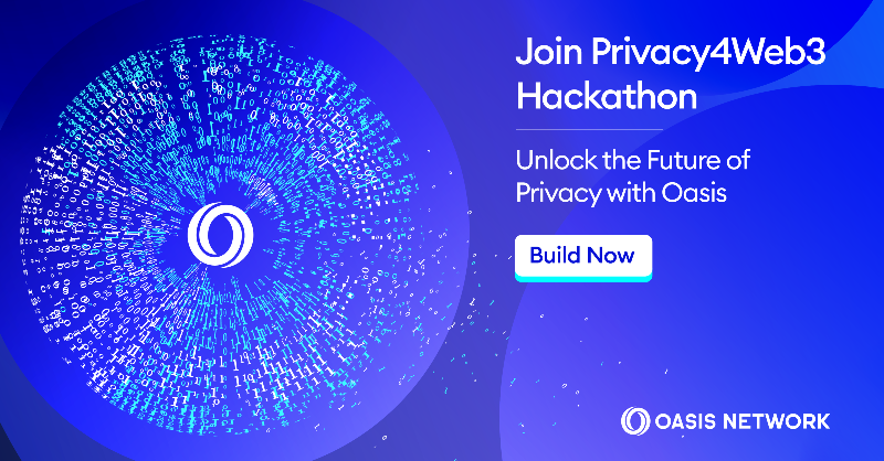 OasisProtocol's tweet photo. The Privacy4Web3 Hackathon is live!

Smart Privacy starts here — Add dynamic privacy to any dApp on any EVM chain with the Oasis Privacy Layer

Get rewarded for pioneering a scalable, privacy-enabled, utility-driven Web3:

💸 $55,000 in Prizes
🧑‍💻 8 Weeks
🔐 #P4W3