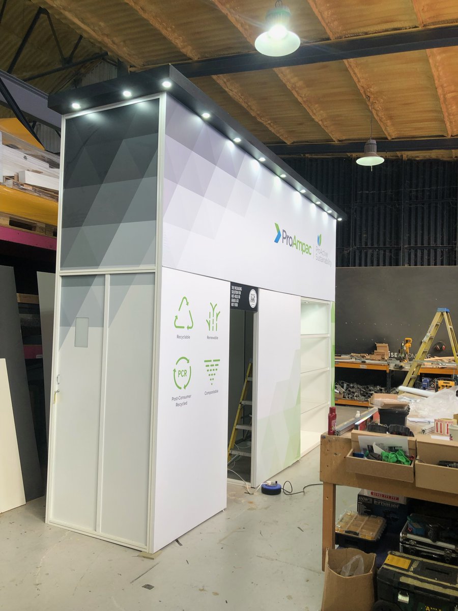New exhibition stand for ProAmpac ready for the Lunch Exhibition Show in London! 🤩

What do you think anout this? ✍️

Click on the link in bio for more!

#retail #design #retaildesign #marketing #style  #ehibition #exhibitionstand #lunch #lunchexhibition #proampac