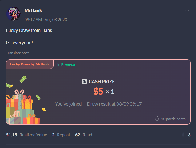 CryptoNews7's tweet photo. 7⃣ lucky draw  บนหน้า stream  จะมีบางคนมาแจกเงินฟรีเพื่อนๆ สามารถ join ได้ อาจได้ค่าขนม จบ https://t.co/7ZADHI7ZBE