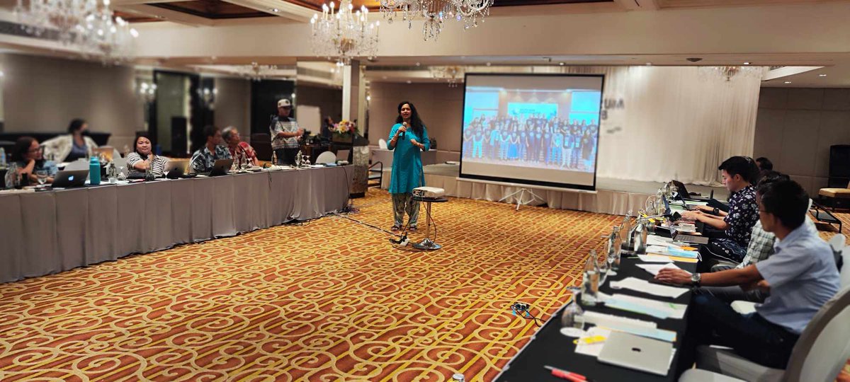 forum_adb's tweet photo. 🌟Vidya Dinker, IC Member and @GrowthWatch Coordinator, shared the inspiring story behind the creation and mission of the South Asia Just Transition Alliance (SAJTA) during FAM 2023. https://t.co/jr6aeXoQUf