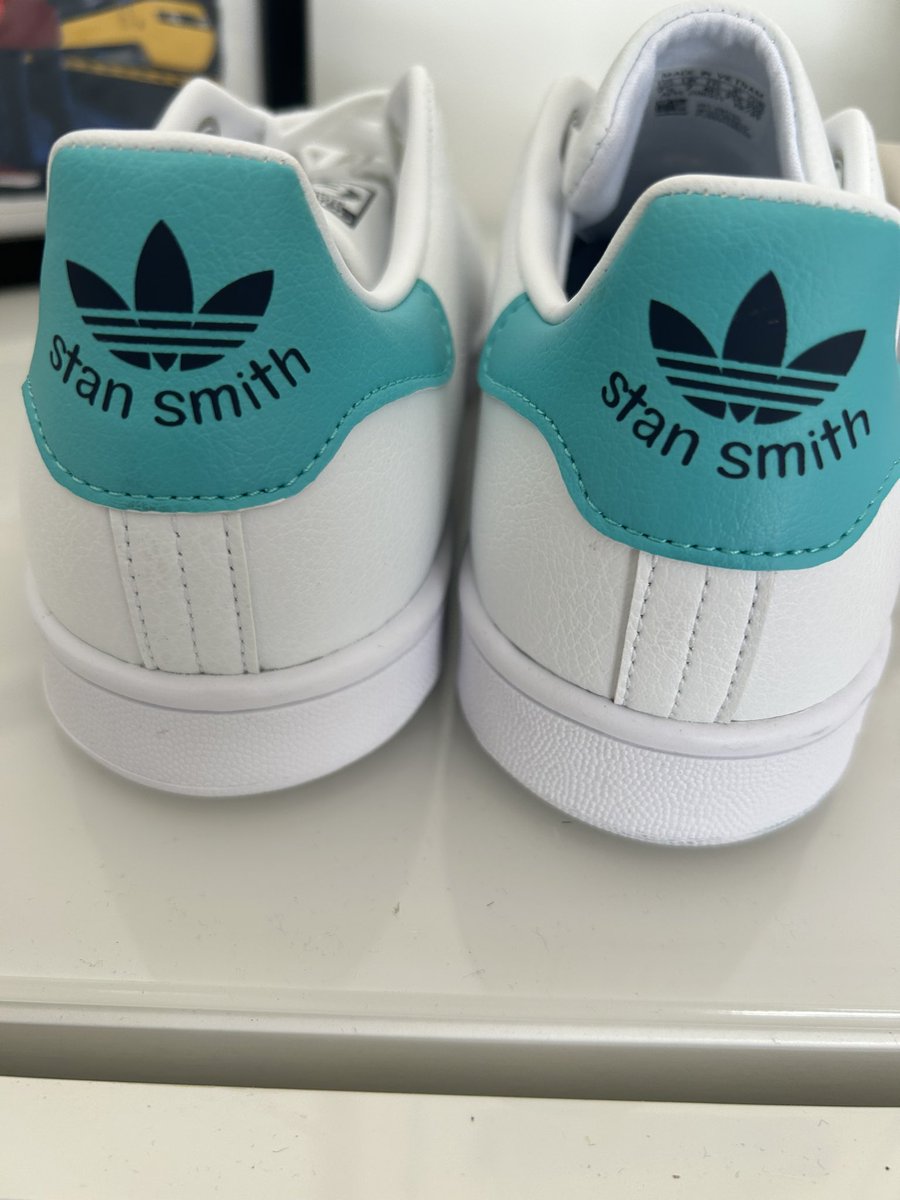 griffwebber's tweet photo. Every /// fan should have at least ONE pair of #stansmith in their armoury..and for £20 these weren’t getting turned away #cloudblue 🎾 https://t.co/USEd4IpJac