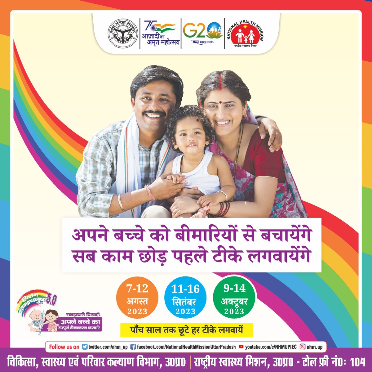 #MissionIndradhanush
#Vaccination
#HealthForAll