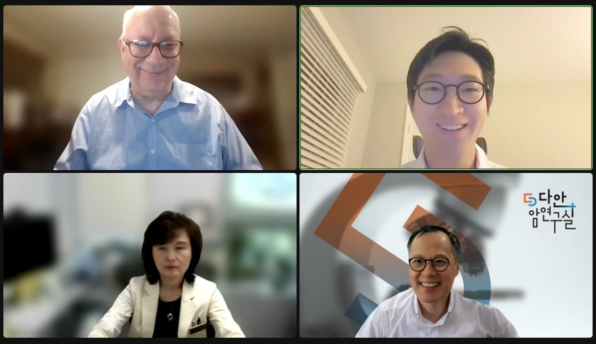 Just recorded episode #2 of the @IASLC #LungCancerConsidered Korean series with luminaries in the field of EGFR-mutant NSCLC: Drs. Myung-Ju Ahn and ByungChul Cho.

We discussed the latest exciting developments in EGFR-mutant NSCLC.

Stay tuned!

@StephenVLiu @NarjustFlorezMD