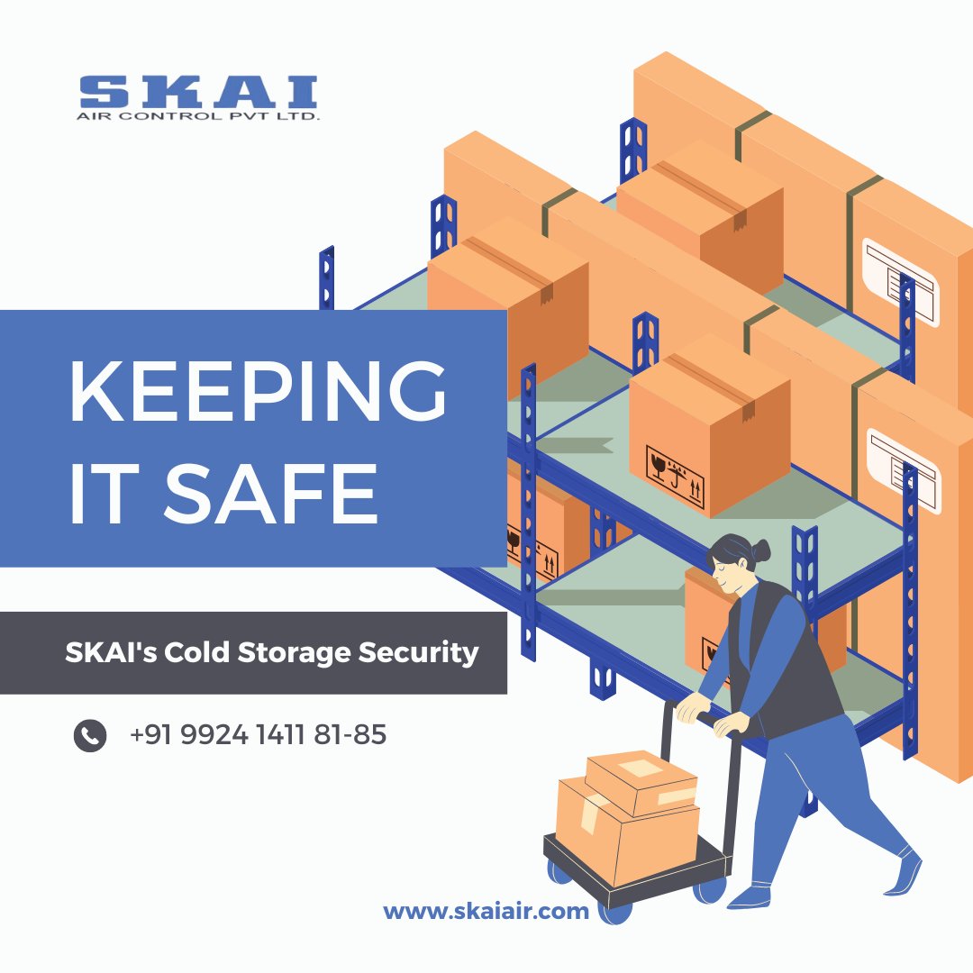 Skai_Air's tweet photo. 🌬️🔒 Keeping it Safe: SKAI's Cold Storage Security 🔒🌬️

#SKAI #ColdStorageSecurity #AdvancedSecurityFeatures #AccessControl #AlarmSystems 🏭🔒🚨 https://t.co/sybb2TBvE1