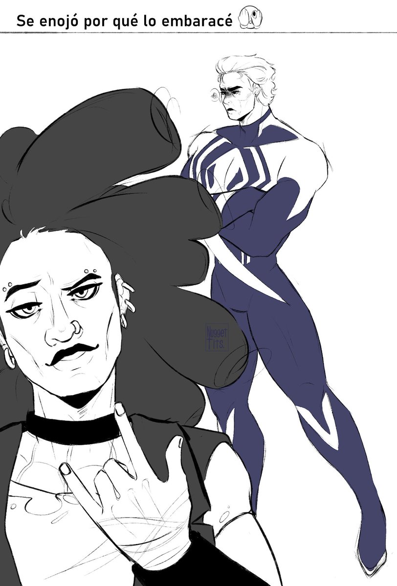 Nugget_Tits's tweet photo. Pasas que cosan
#Punk2099 #punkfang
#AcrossTheSpiderVerse #MiguelOHara #HobieBrown #SpiderMan2099 #Spiderpunk https://t.co/4UigxRfHGH