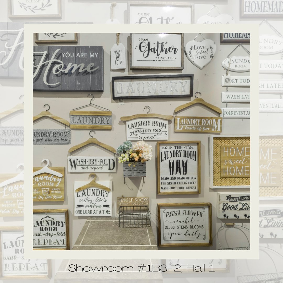 Add some wall decor to your laundry room to spruce up the space. Register at the bio link to see more.

#laundrydecor #walldecor #farmhosuedecor #woodsign #wallsign #wholesalehomedecor #onlineshop #decor #gardendecor #tradeshow #tradefair #onlineexhibition #summermarket #b2b