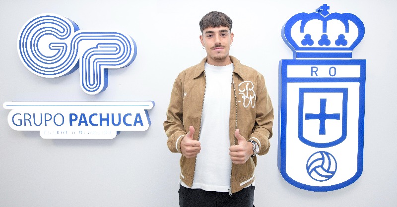 RealOviedo's tweet photo. ✍ Santi Miguélez se incorpora al Real Oviedo Vetusta 🆕⚽

#CanteraRO
#RealOviedo 🔵⚪