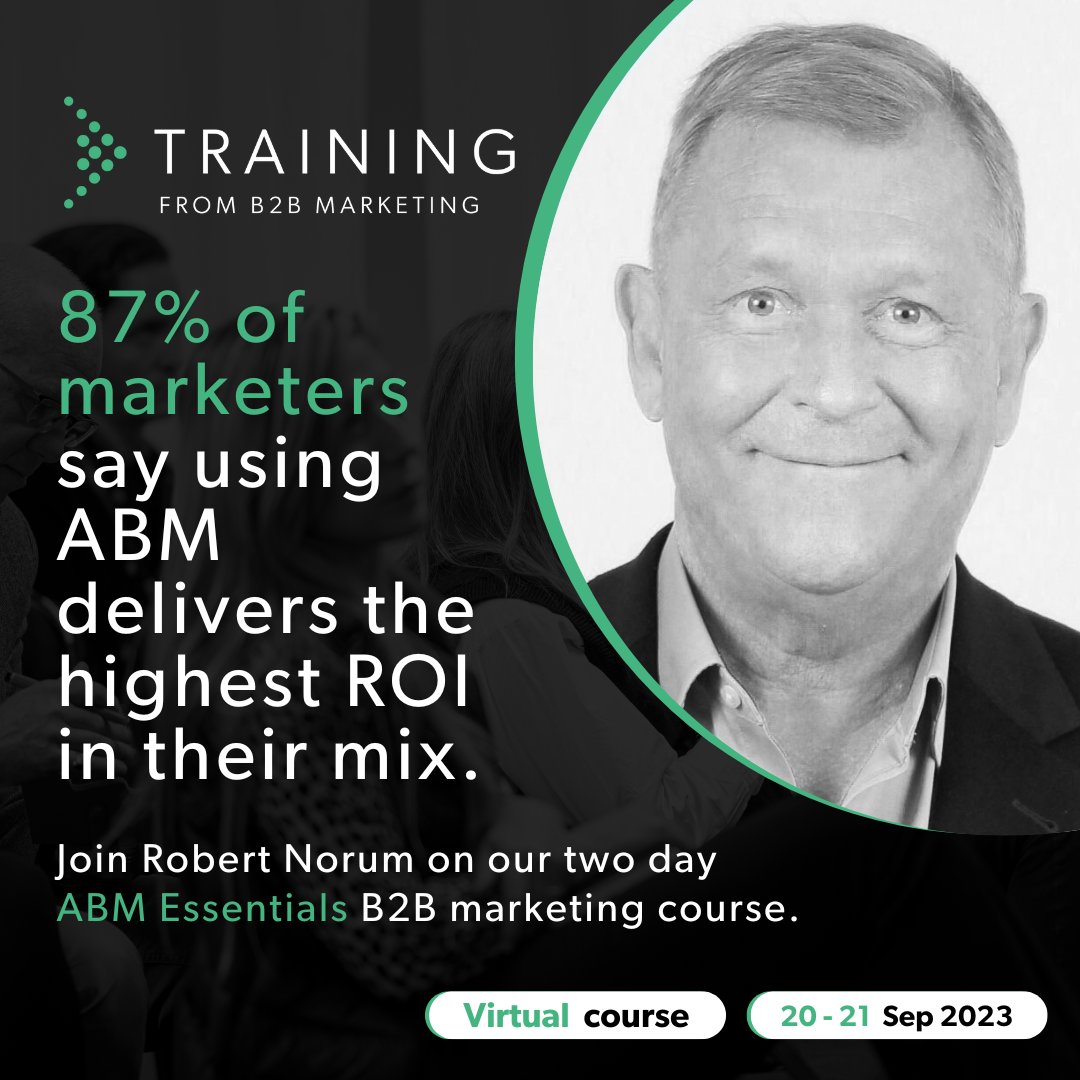 Our ABM Essentials course does exactly what is said on the tin. It will give you a complete walk-through of all the fundamentals that you will need to get ABM embedded in your organisation’s approach to marketing & sales. Learn more: okt.to/AdLQC4 #Training #ABM #B2B