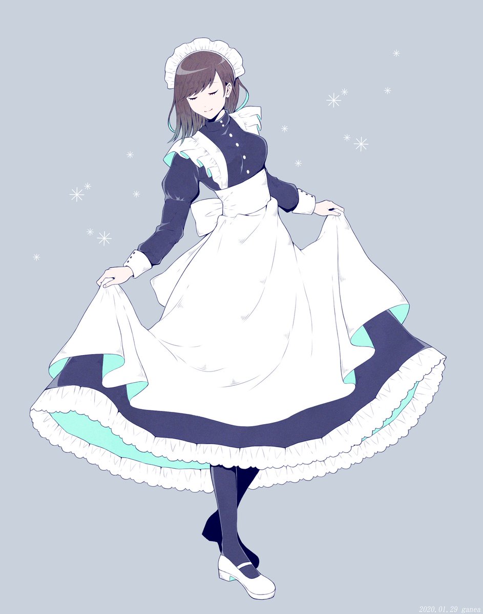 メイドさん
過去絵 2020年
#イラスト #illustration