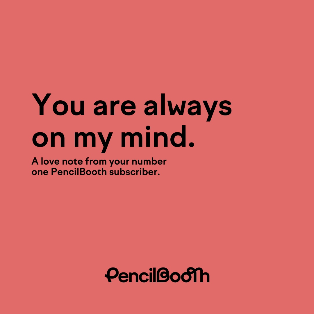 Your fans are waiting...have you scheduled your PencilBooth Take this week? 

Love your number two fan, us ✏️

l8r.it/6xxU