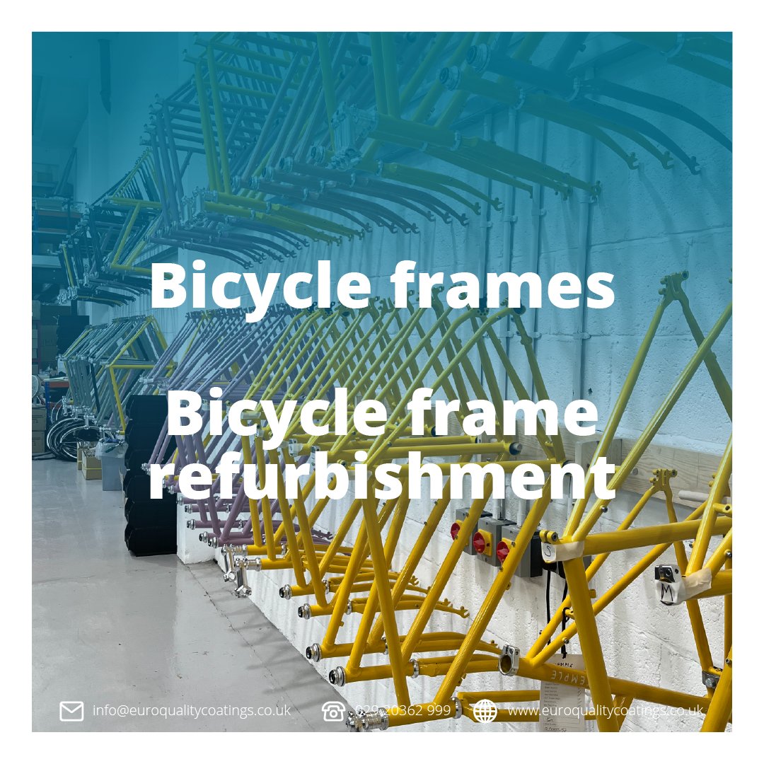euroqualityctgs's tweet image. We have great deal of experience in serving the leisure industry and meeting their high demands for exceptionally coated products.

euroqualitycoatings.co.uk/industry-secto…

#leisureindustry #bicycleframes #bicycleframerefurbishment #coinoperatedmachines #gymequipment #linemarkingmachines