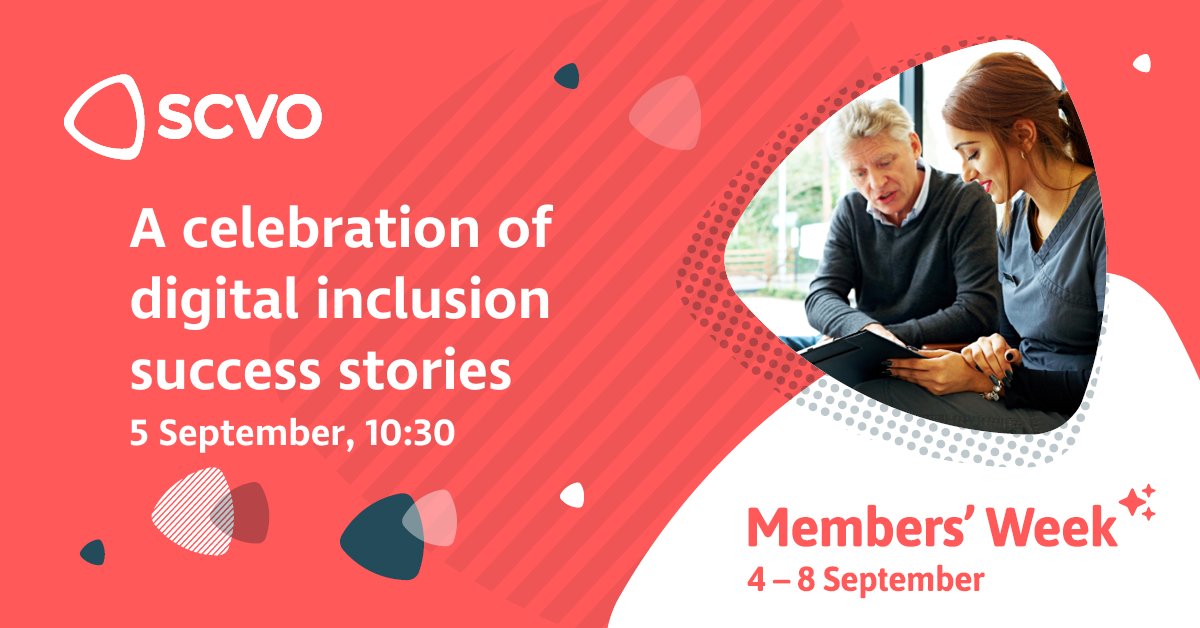📢 Join us for this exclusive Member's Week event!

This webinar will be a celebration of digital inclusion success stories, sharing top tips on how you can support your service users to make better use of your online services.

Book you place 👉 buff.ly/3QMSCJB