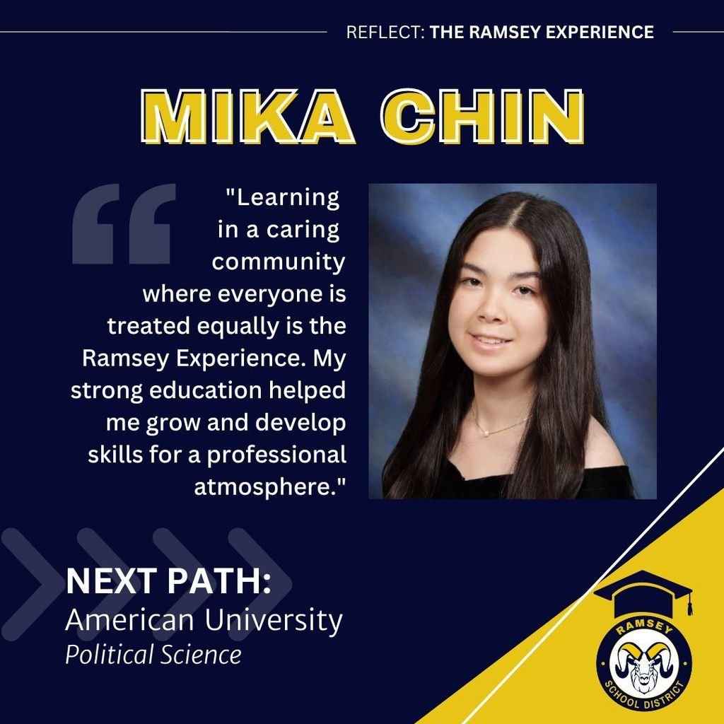 Our students build a strong foundation so they can flourish in their next phase. #Ramland #RamseyExperience 💪🐑