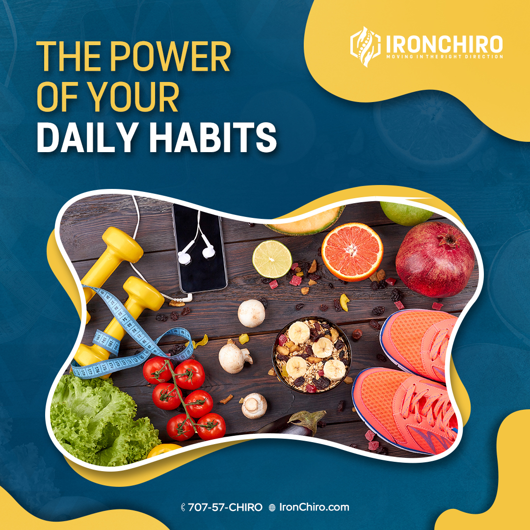 Repetition of daily habits can have lasting impacts on our health. 

Visit IronChiro.com to learn how we can start building your health today!💪❤️

#IronChiro | #HealthyHabits | #GoodChoices | #BuildYourHealth | #PreventionIsKey