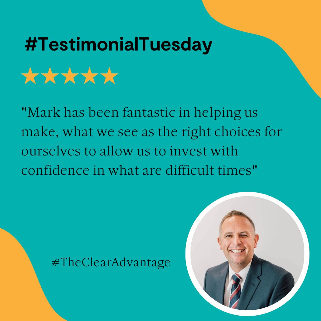💥It's #TestimonialTuesday and this is what a client said about our <a href="/MarkDActive/">Mark Dobing</a> 👇👇

What would you say about your #FinancialPlanner?

#TheClearAdvantage

<a href="/PaulGActive/">Paul Gibson</a> <a href="/KarlPActive/">Karl Pemberton CDir</a> <a href="/RachelMActive/">Rachel McCulloch CMgr</a> <a href="/AndrewGActive/">Andrew Gilmore MBA, FPFS, CMgr FCMI</a> @AndrewHActive <a href="/EmmaCActive/">Emma Cherrington IFA</a> <a href="/LizaPActive/">Liza Pontone</a> <a href="/JoeCActive/">Joe Carey</a>