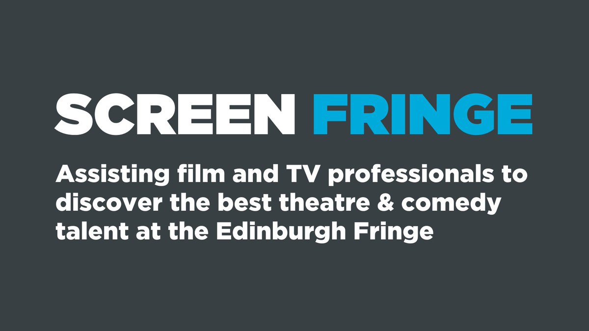 screenscots's tweet photo. Calling all TV &amp; film professionals who are visiting Edinburgh during @edfringe 📣

Our #ScreenFringe service provides expert #EdFringe programme navigation, ticketing and networking events to help you discover the next big stage to screen adaption  💫

ℹ️ https://t.co/N76KrmULrK https://t.co/LUK0ZUmgbt